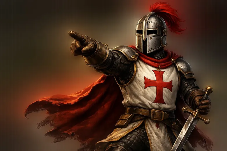 Crusy, el caballero mascota de Crusado